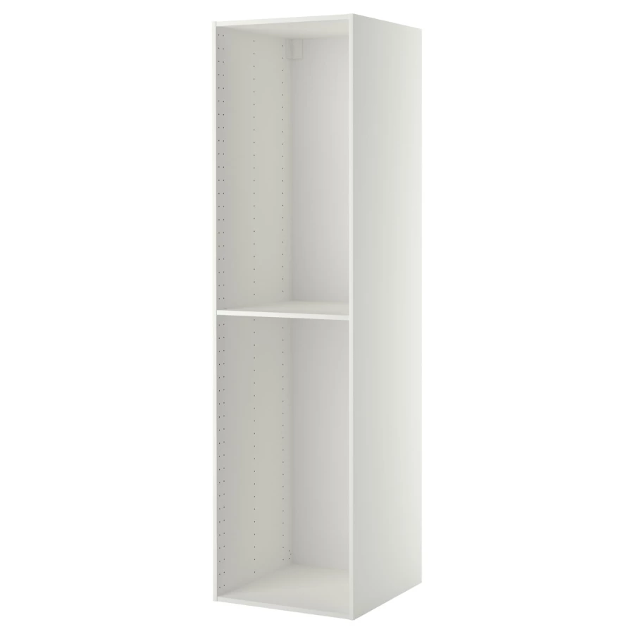 Каркас высокого шкафа - METOD IKEA/МЕТОД ИКЕА, 220х60 см, белый (изображение №1)