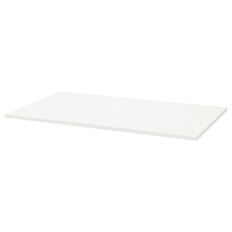 Столешница - IKEA TROTTEN/ТРОТТЕН ИКЕА, 120х70х2 см, белый (изображение №1)