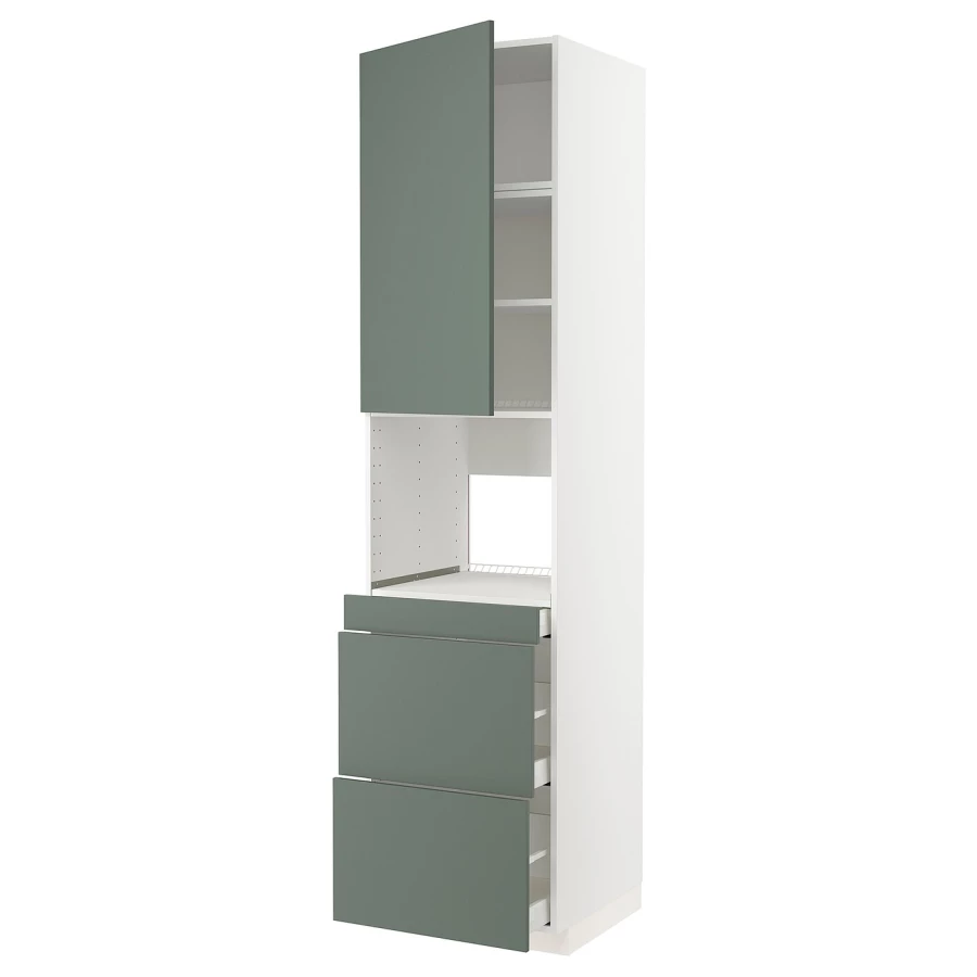 Шкаф - METOD / MAXIMERA  IKEA/ МЕТОД/МАКСИМЕРА  ИКЕА,  248х60 см, зеленый/белый (изображение №1)