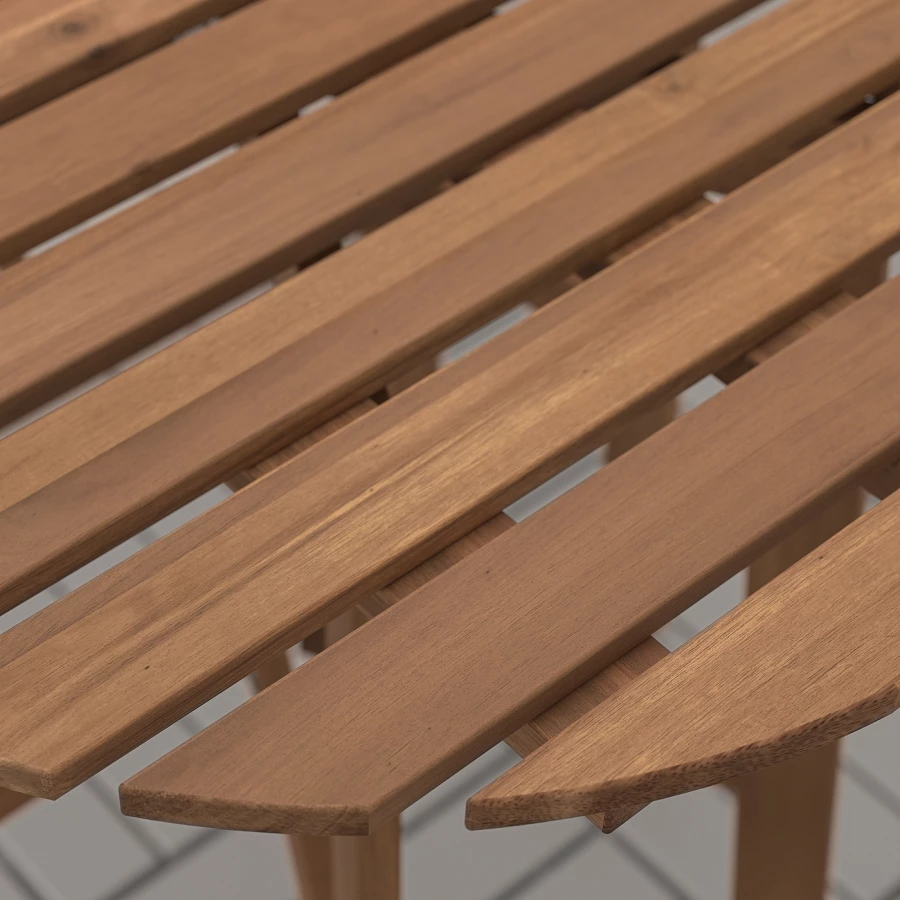 Стол с подставкой - IKEA ASKHOLMEN/АСХОЛЬМЕН ИКЕА, 71х110х70 см, коричневый (изображение №3)
