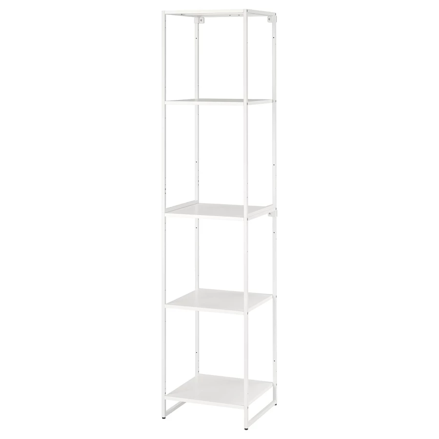 Книжный шкаф - JOSTEIN IKEA/ ЙОСТЕЙН ИКЕА,  180х41 см, белый (изображение №1)