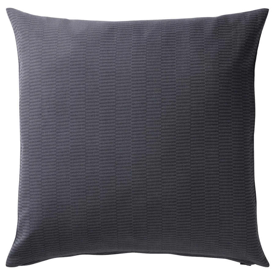 Чехол на подушку - PLOMMONROS IKEA/ ПЛОММОНРОС  ИКЕА, 50х50 см,  темно-серый (изображение №1)