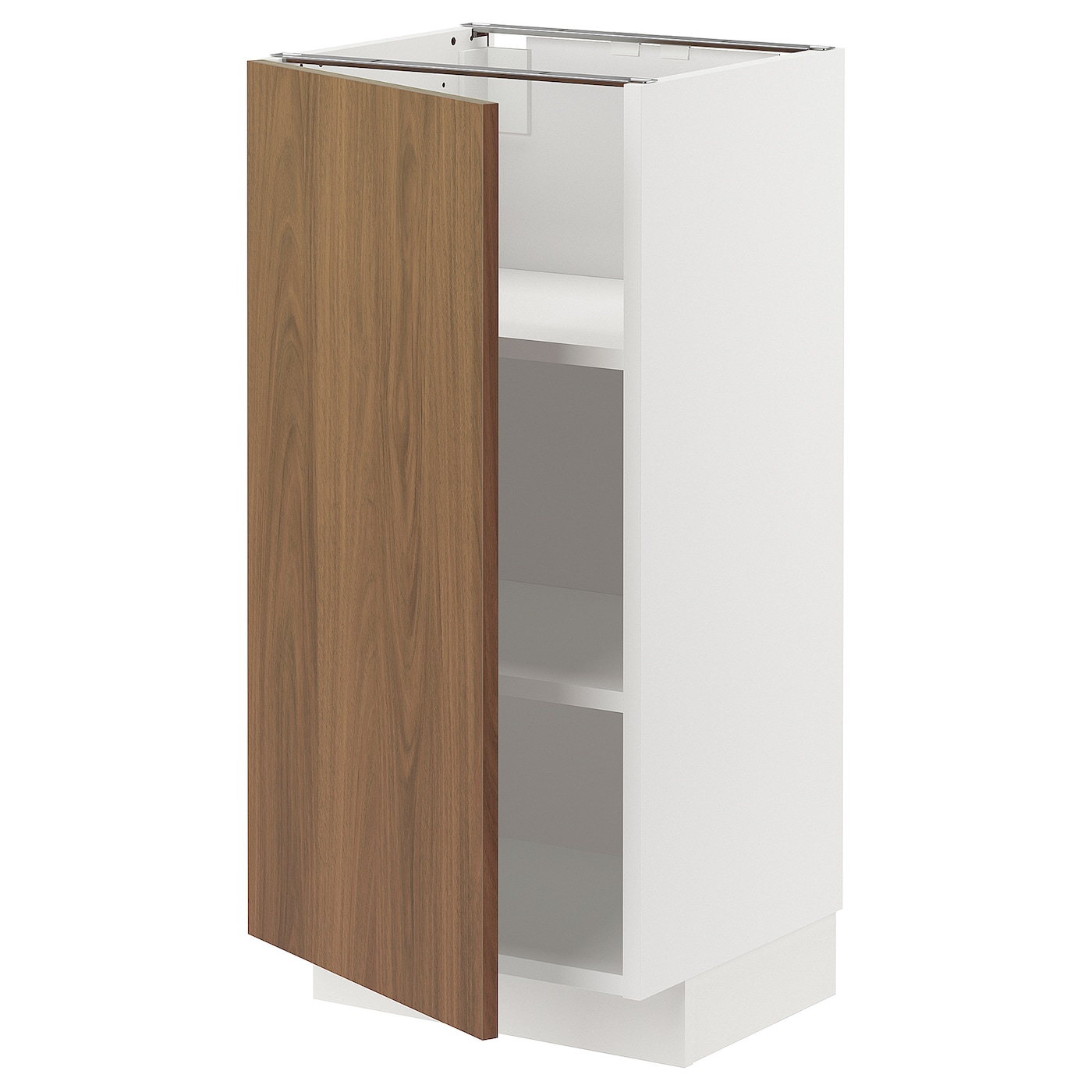 Напольный шкаф - METOD IKEA/ МЕТОД ИКЕА,  40х37 см, белый/коричневый