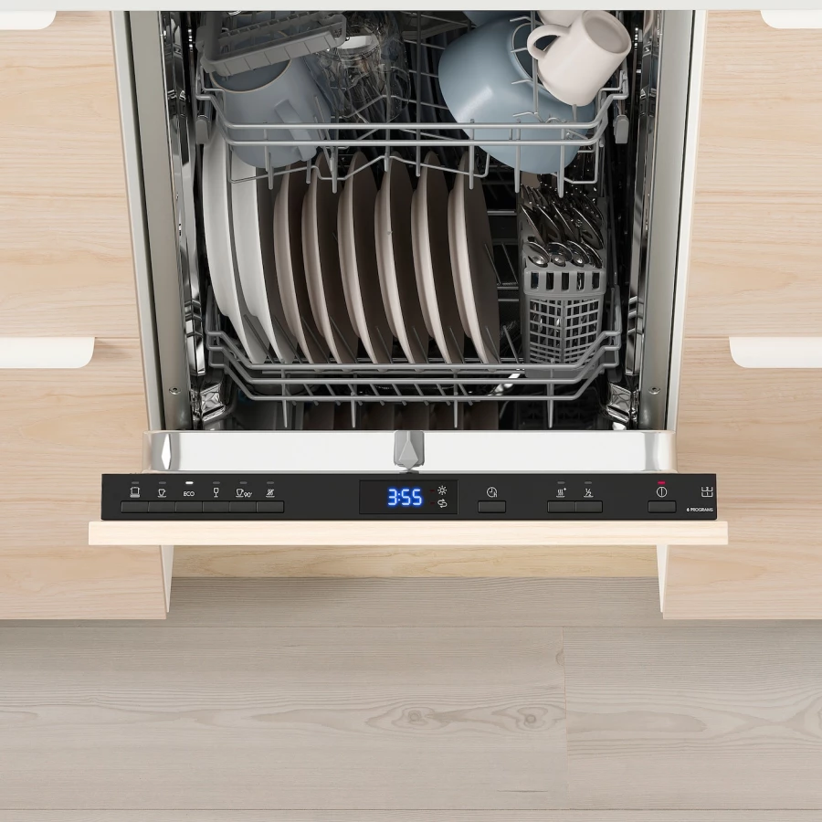 Встроенная посудомоечная машина - LAGAN IKEA/ ЛАГАН ИКЕА,  83,5х45 см, белый (изображение №5)