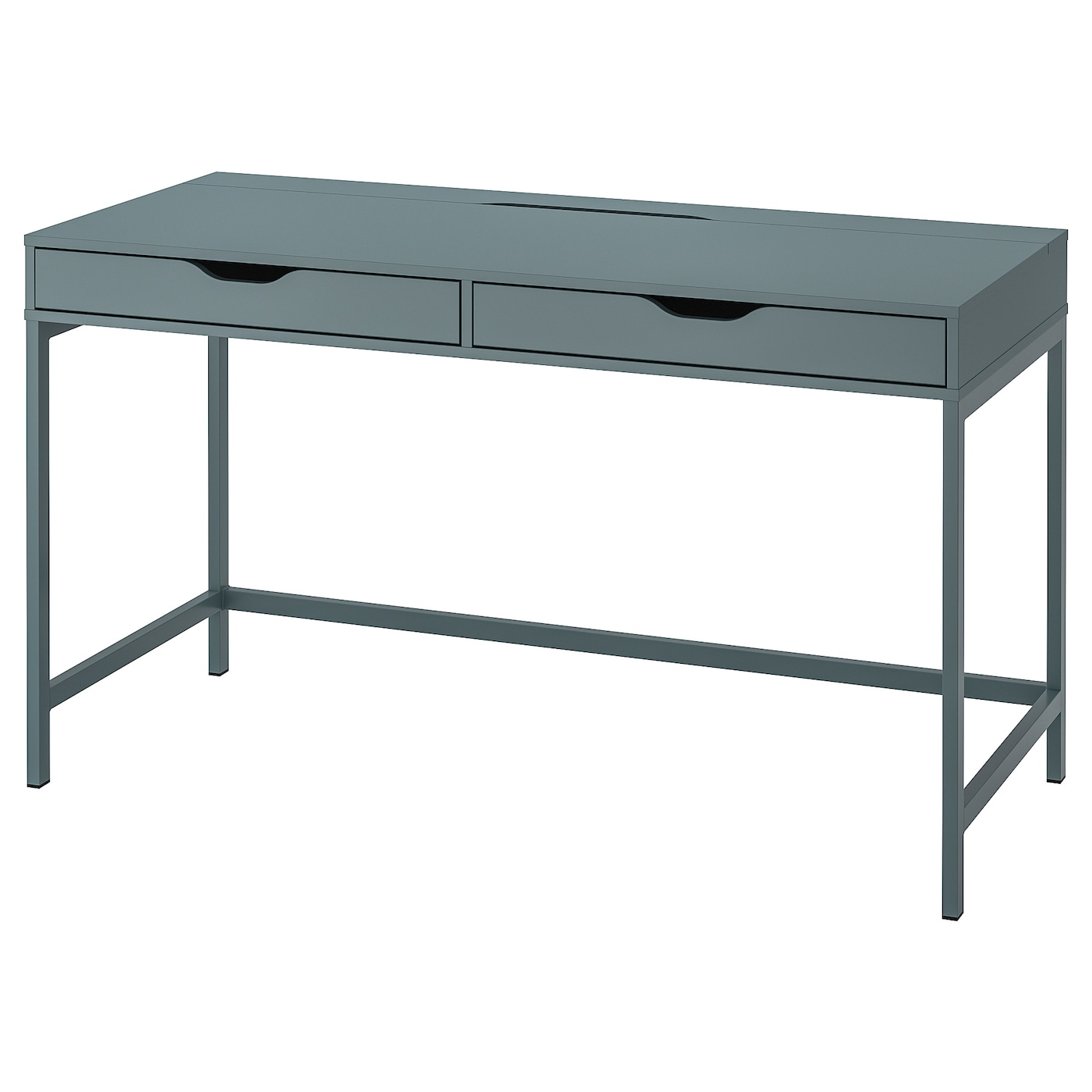 Письменный стол с ящиками - IKEA ALEX/АЛЕКС ИКЕА, 132x58 см, серый