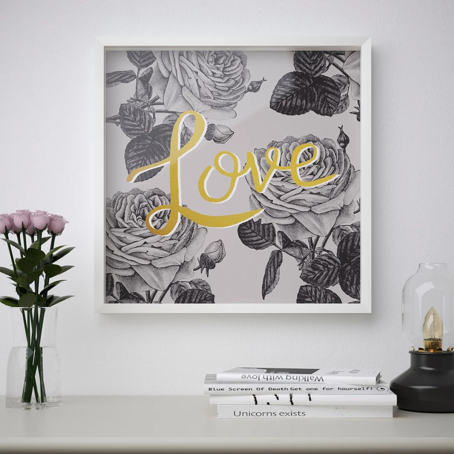 Постер - IKEA BILD, 50х50 см, «Love», БИЛЬД ИКЕА (изображение №2)
