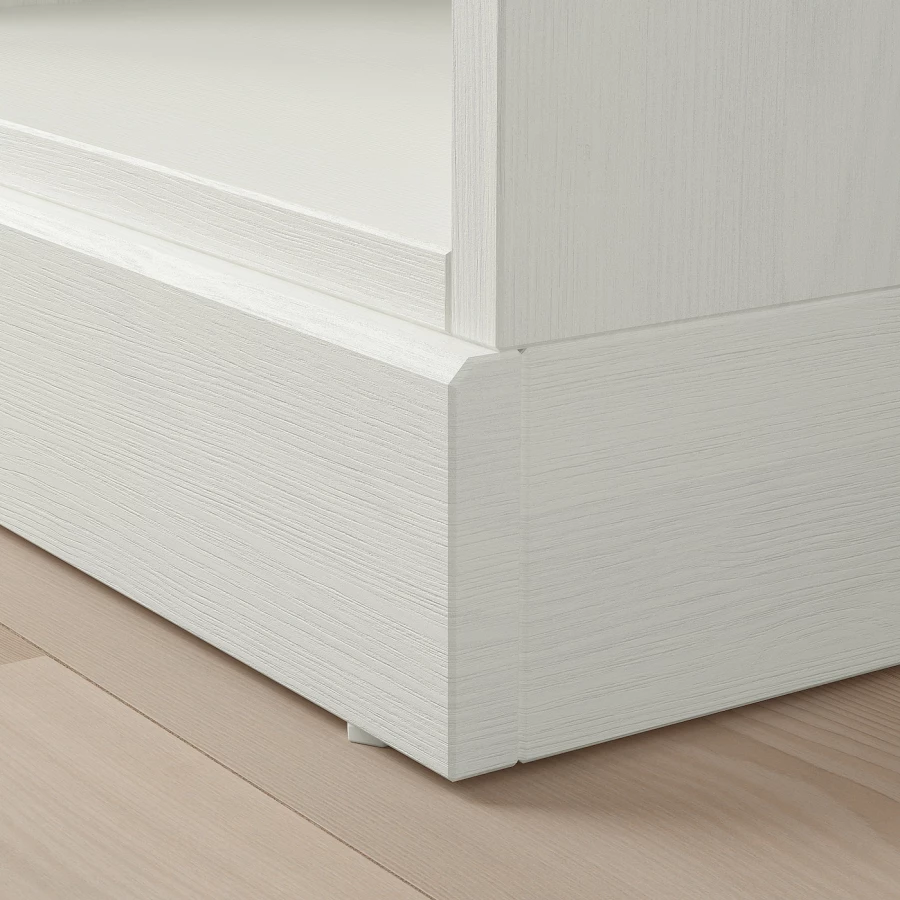 Комбинация раздвижных стеклянных дверей - IKEA HAVSTA/ХАВСТА ИКЕА, 134х37х283 см, белый (изображение №4)