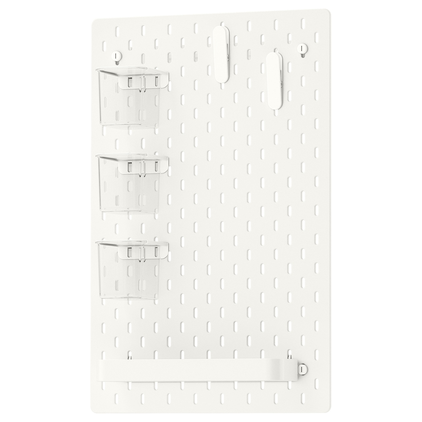 Комбинированная перфорированная доска  - SKÅDIS / SKАDIS IKEA/ СКОДИС  ИКЕА,  36х56 см, белый