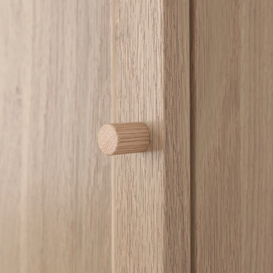 Дверь - IKEA OXBERG/ОКСБЕРГ ИКЕА, 97х40 см, светло-коричневый (изображение №2)