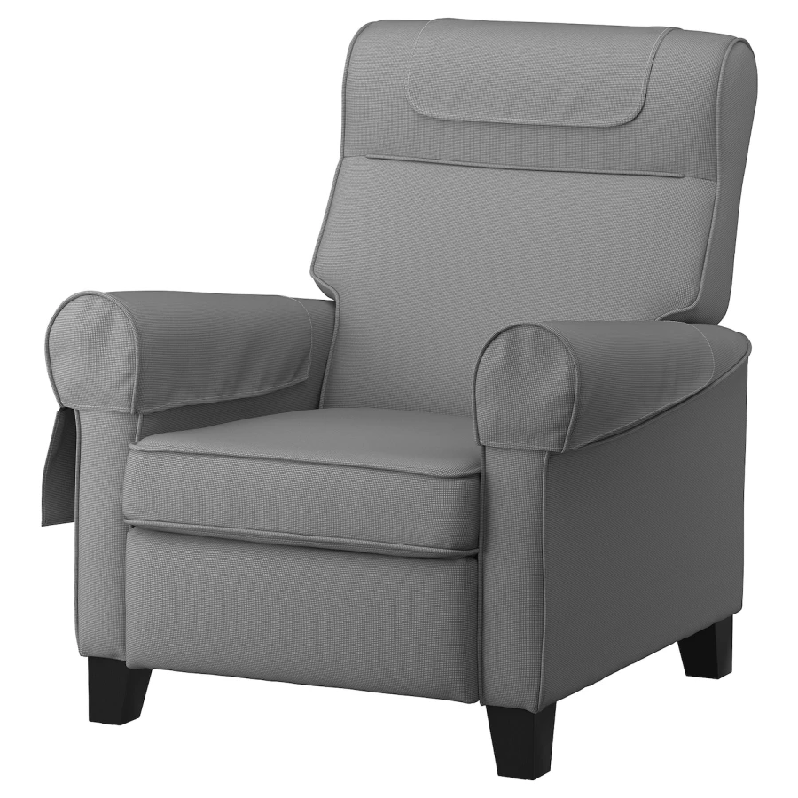 Кресло - IKEA MUREN, 85х94х97 см, серый/черный, МУРЭН ИКЕА (изображение №1)