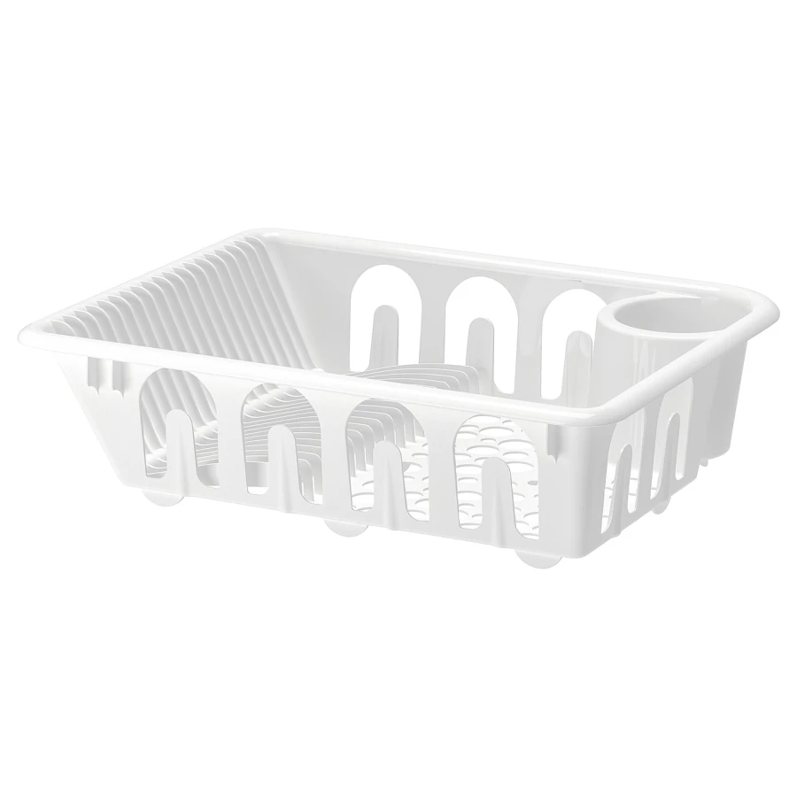 Сушилка для посуды - IKEA FLUNDRA, 46х36 см, белый, ФЛЮНДРА ИКЕА (изображение №1)