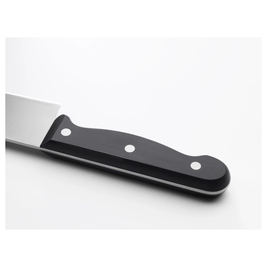 Нож поварской - IKEA VARDAGEN, 20 см, темно-серый ВАРДАГЕН ИКЕА (изображение №4)
