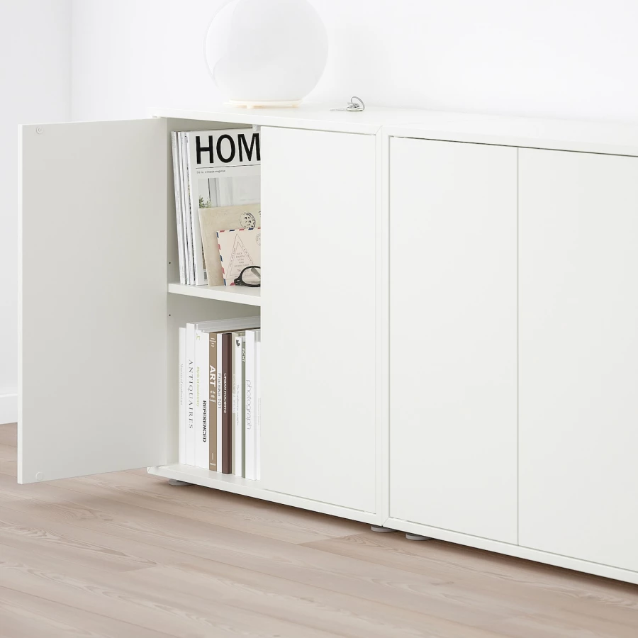 Комбинация для хранения - EKET IKEA/ЭКЕТ ИКЕА, 280x35x72 ,белый (изображение №3)