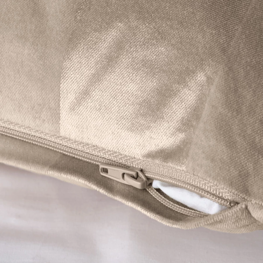 Чехол на подушку - PIPRANKA IKEA/ ПИПРЭНКА  ИКЕА, 50х50 см,  бежевый (изображение №2)