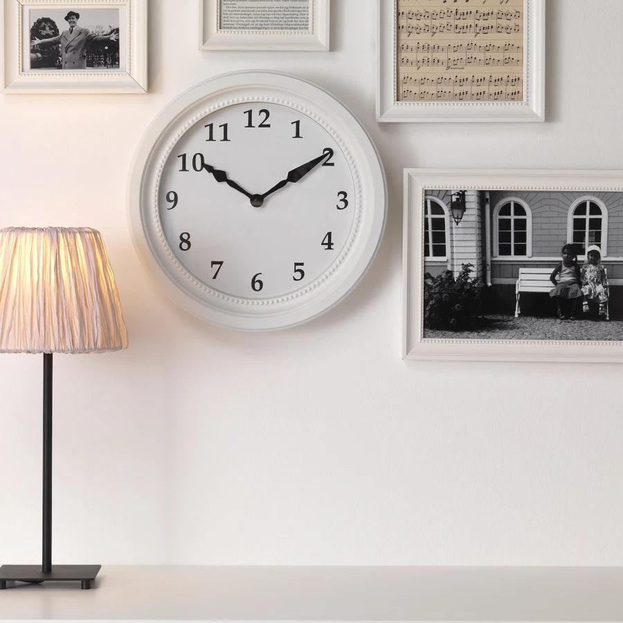 Настенные часы - IKEA SÖNDRUM/SONDRUM/СЁНДРУМ ИКЕА, 35 см, белый (изображение №2)