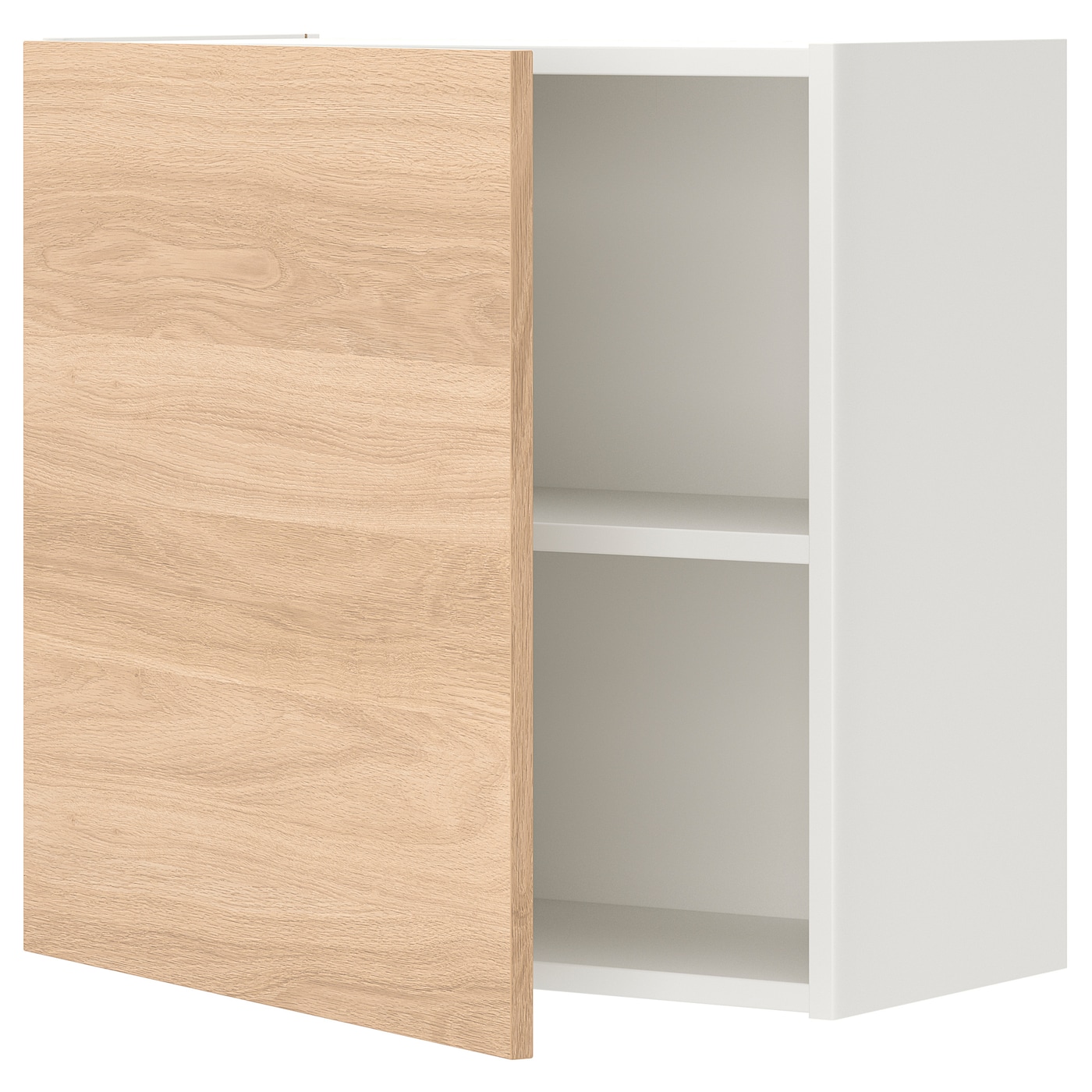 Кухонный навесной шкаф - ENHET IKEA/ ЭНХЕТ ИКЕА, 60х30х60 см, белый/бежевый