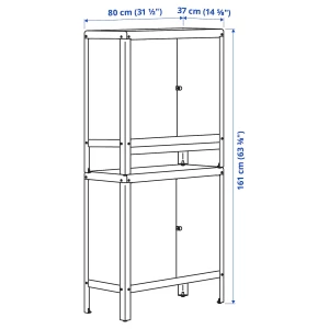 Второе фото. Шкаф - KOLBJÖRN /KOLBJОRN IKEA/ КОЛЬБЬЁРН ИКЕА, 161х80 см, бежевый