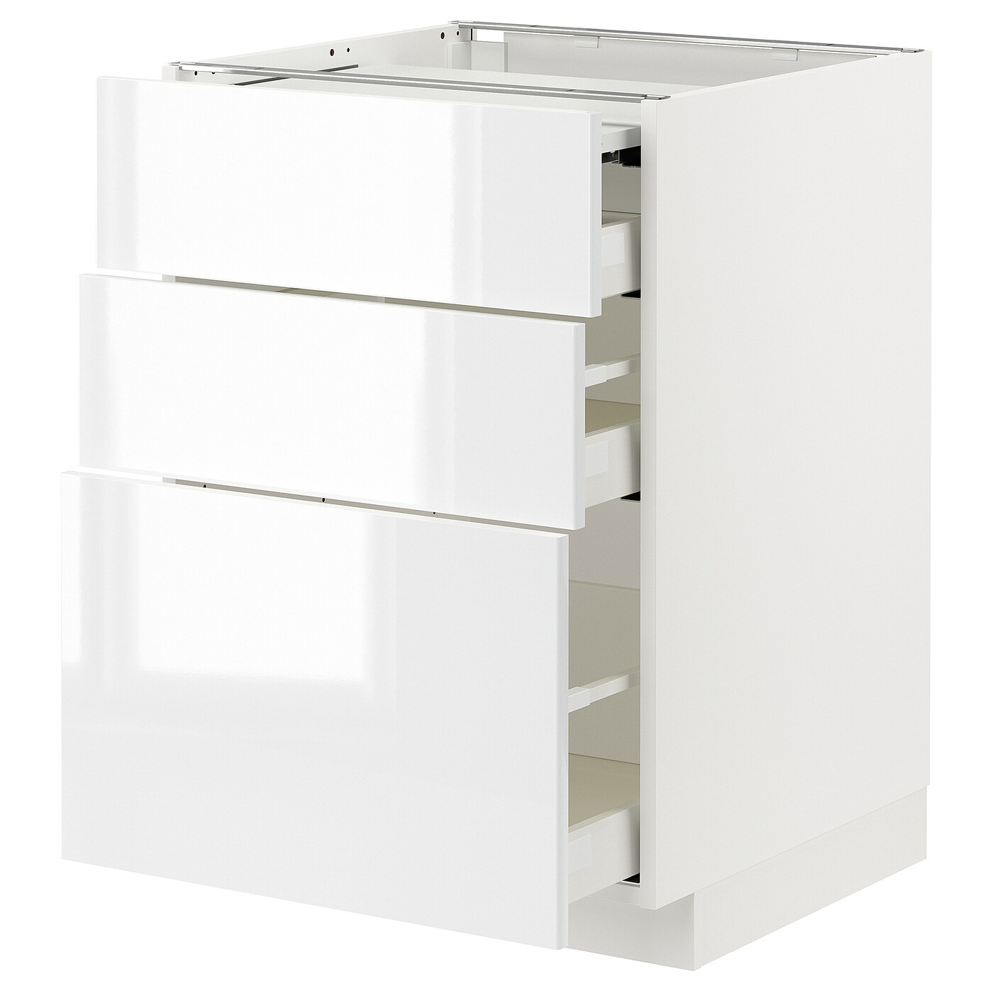 Напольный шкаф - METOD / MAXIMERA IKEA/ МЕТОД/ МАКСИМЕРА ИКЕА,  60х88 см, белый