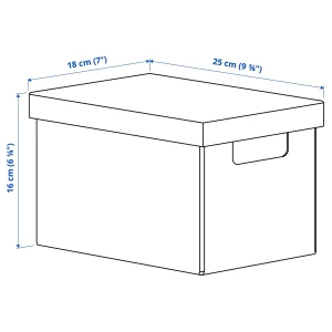 Второе фото. FJÄDERHARV Контейнер с крышкой ИКЕА