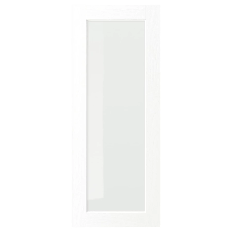 Дверца со стеклом - ENKÖPING/ENKOPING, 100х40 см, белый, ЭНКОПИНГ/ЭНКЁПИНГ ИКЕА (изображение №1)