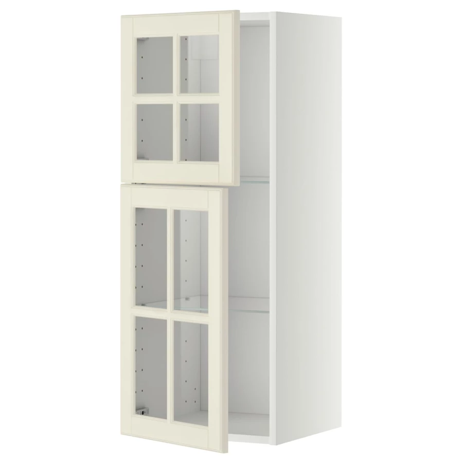 Шкаф - METOD IKEA/ МЕТОД ИКЕА, 100х40 см, белый/светло-бежевый (изображение №1)