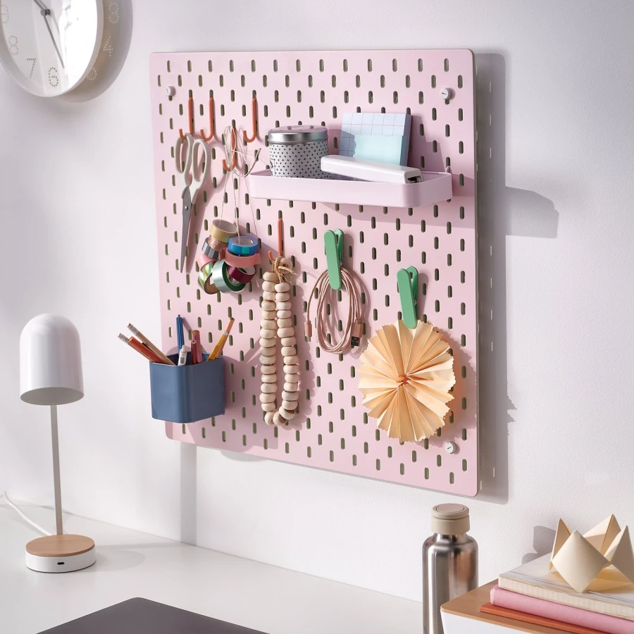 Контейнер IKEA SKÅDIS/СКОДИС ИКЕА, 7,5х9х8 см, синий (изображение №3)