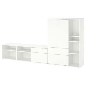 Комбинация для хранения - VIHALS IKEA/ ВИХАЛС ИКЕА, 140х285 см, белый