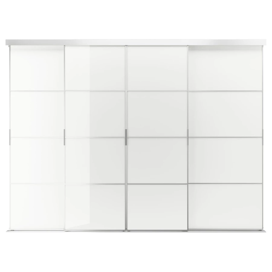 Пара рам раздвижных дверей - SKYTTA/ FARVIK IKEA/ СКЮТТА/ ФЭРВИК ИКЕА, 326x240 см, белый (изображение №1)