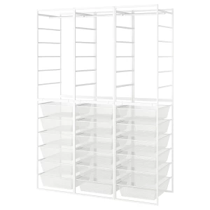 Открытый шкаф - JONAXEL IKEA/ЙОНАХЕЛЬ ИКЕА, 51х148х207 см, белый