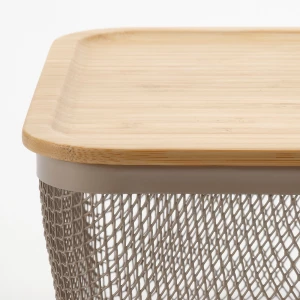 Второе фото. Корзина для продуктов IKEA 365+/ ИКЕА 365+, 32х21х13 см, светло-коричневый