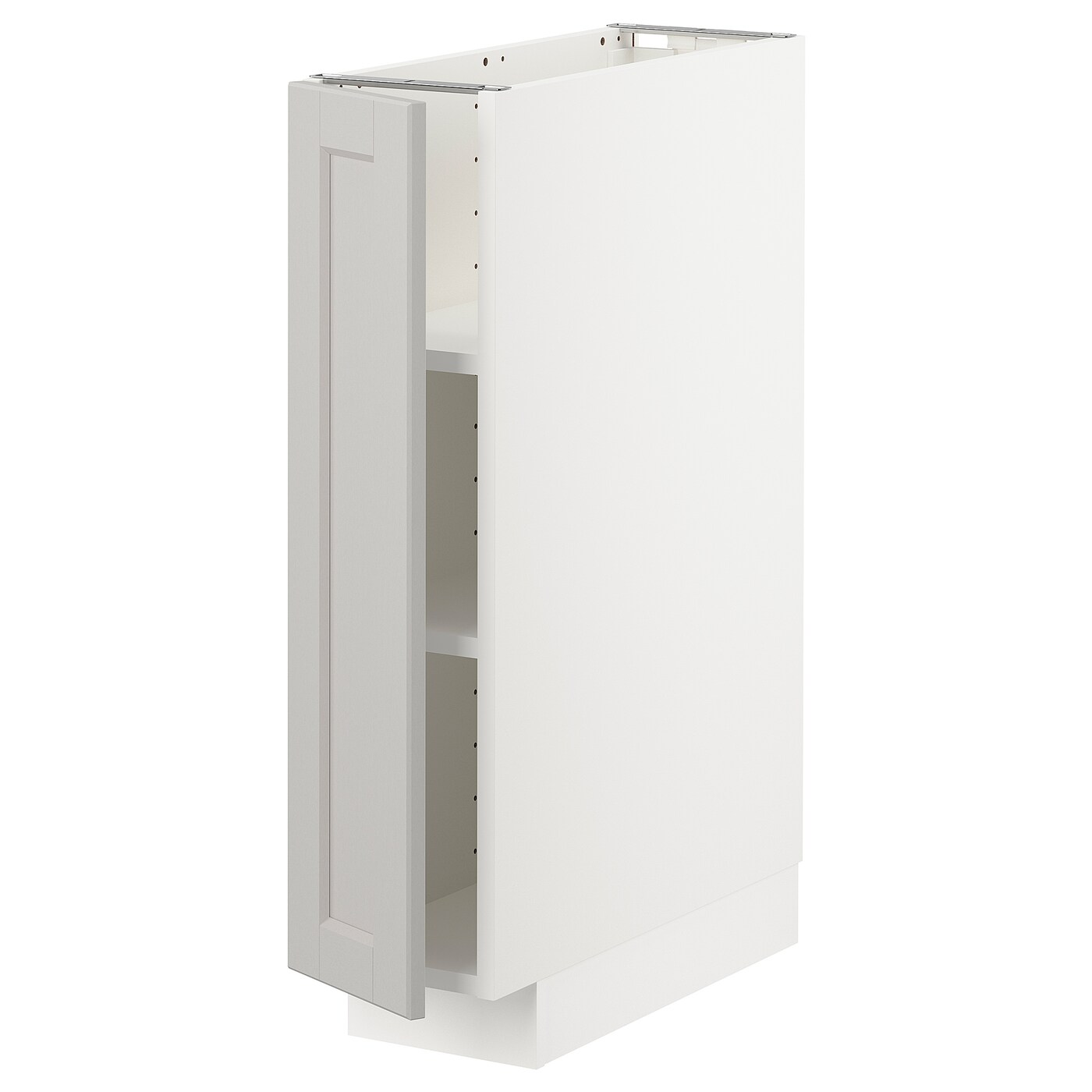 Напольный шкаф - IKEA METOD, 88x62x20см, белый/светло-серый, МЕТОД ИКЕА