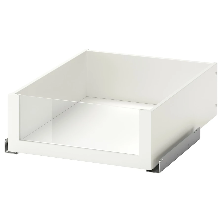 Ящик с фронтальной панелью - IKEA KOMPLEMENT, 50x58 см, белый КОМПЛИМЕНТ ИКЕА (изображение №1)