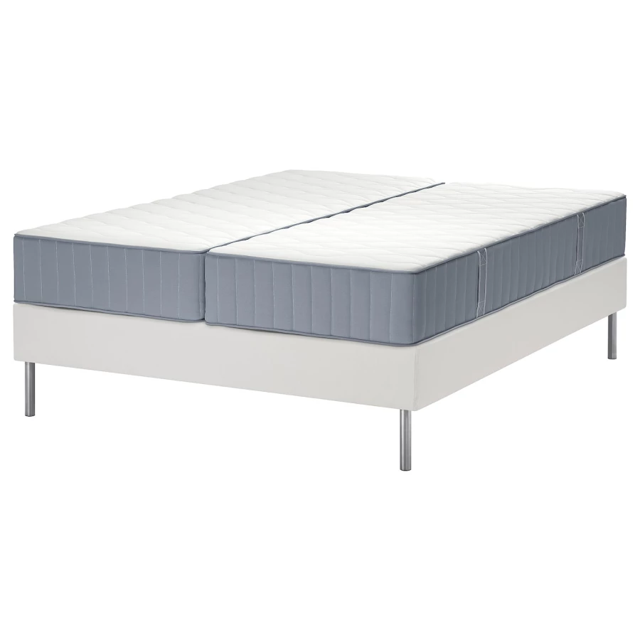 Кровать - LYNGÖR / LYNGОR IKEA/ ЛЮНГЕРЬ ИКЕА,  160х200 см, белый (изображение №1)