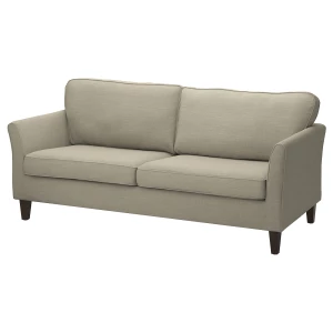 Диван 3-местный Hemmesta - IKEA EKHOLMA/ИКХОЛМА ИКЕА, 207x85 см, серо-бежевый