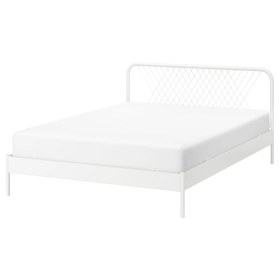 Каркас кровати - IKEA NESTTUN/LURÖY/LUROY, 200х160 см, белый, НЕСТТУН/ЛУРОЙ ИКЕА (изображение №1)