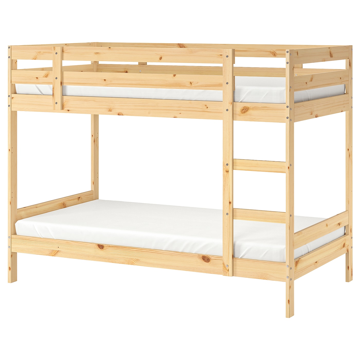 Кровать двухъярусная - IKEA MYDAL/ МИДАЛ ИКЕА, 90x200 см, коричневый