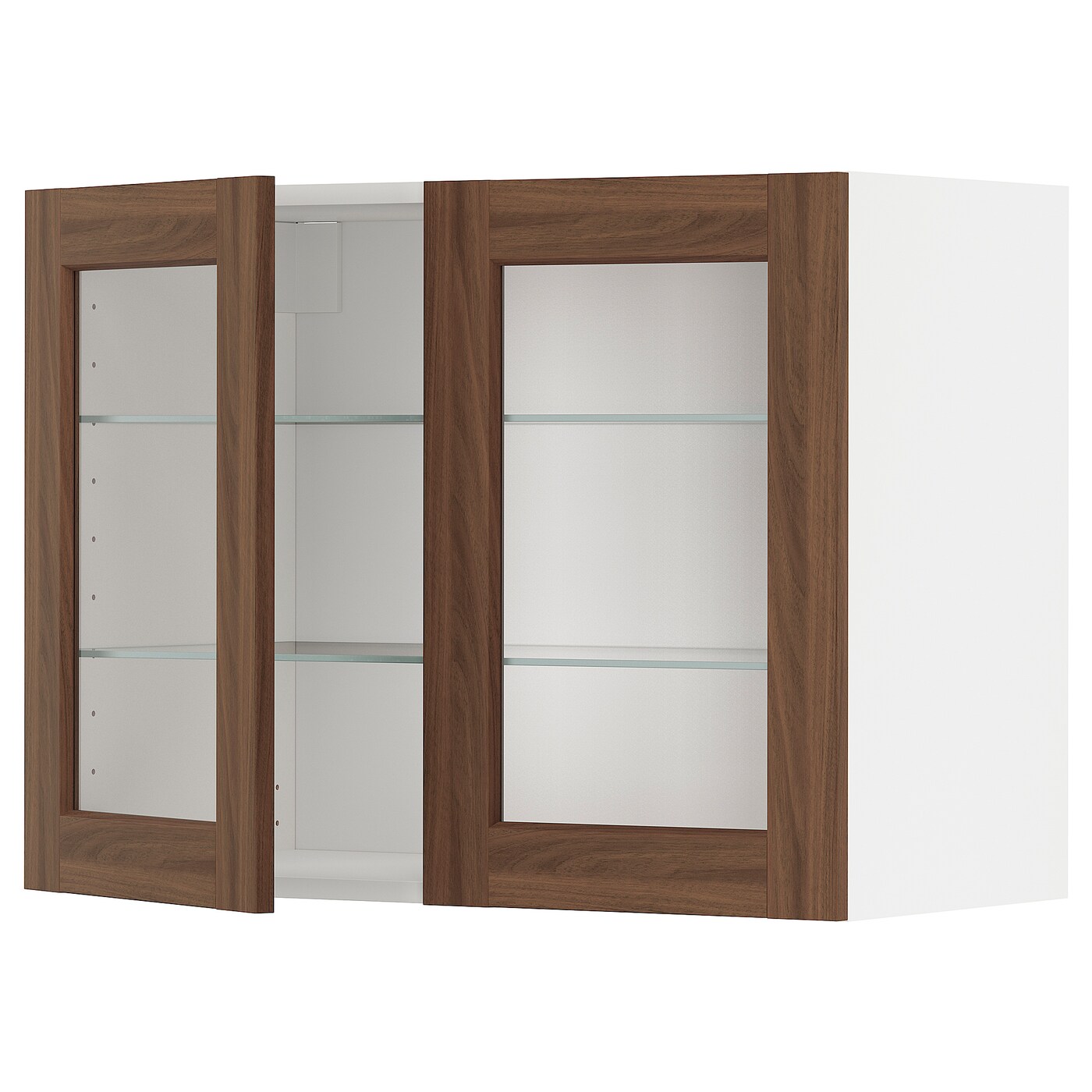 Шкаф  - METOD  IKEA/  МЕТОД ИКЕА, 60х80 см, белый/коричневый