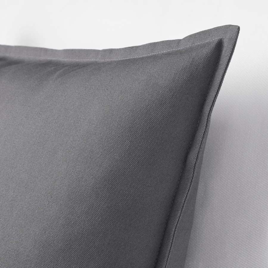 Чехол на подушку - GURLI IKEA/ ГУРЛИ ИКЕА, 50х50 см,  темно-серый (изображение №2)
