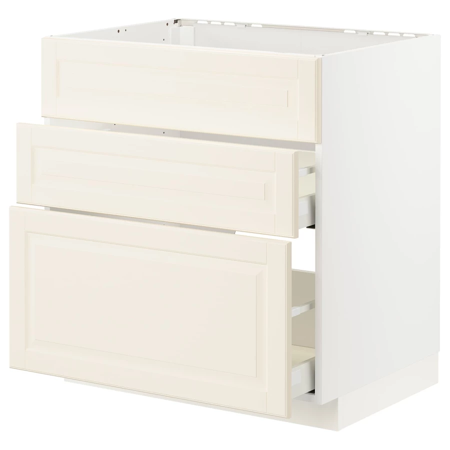 Напольный шкаф - IKEA METOD MAXIMERA, 62x80см, белый, МЕТОД МАКСИМЕРА ИКЕА (изображение №1)