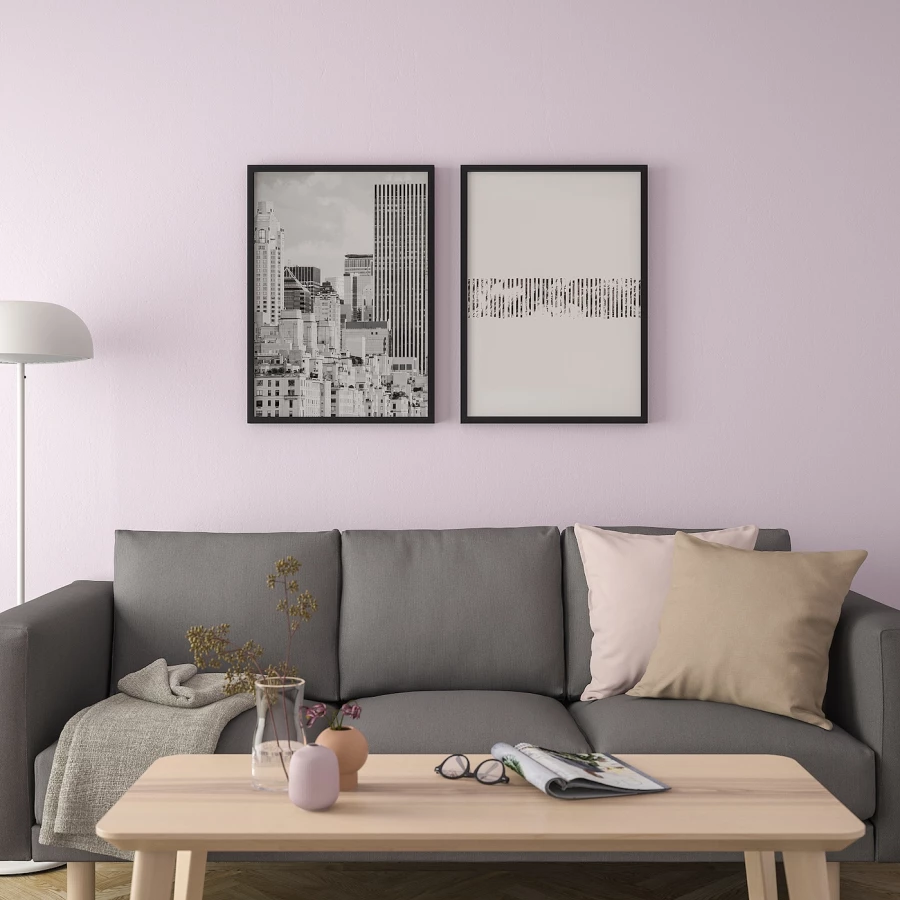 Постер, 2 шт. - IKEA BILD, 50х70 см, «Вертикальный блеск», БИЛЬД ИКЕА (изображение №3)