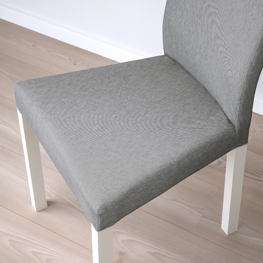 Стол и 4 стула - VANGSTA / KÄTTIL IKEA/ ВАНГСТА/КЕТТИЛЬ ИКЕА, 180/120 см, белый/серый (изображение №3)