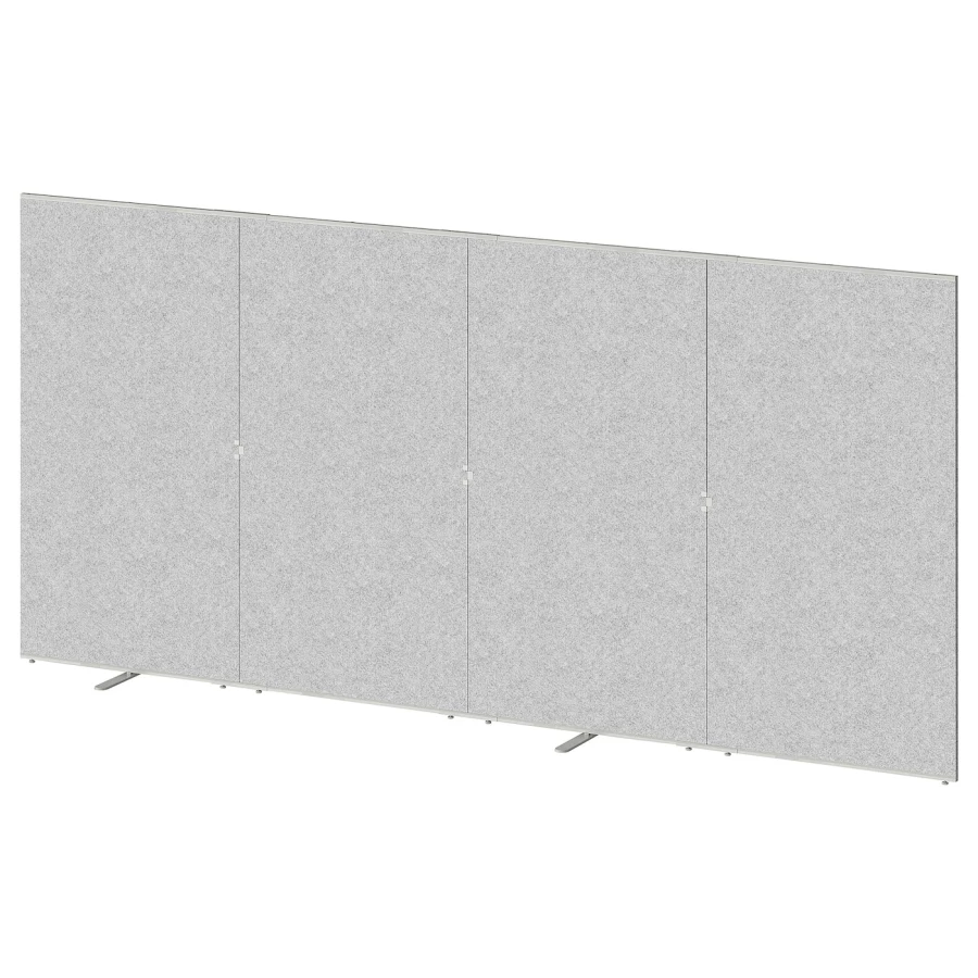 Ножка экрана - IKEA SIDORNA, 40x4x41см, светло-серый, СИДОРНА ИКЕА (изображение №4)