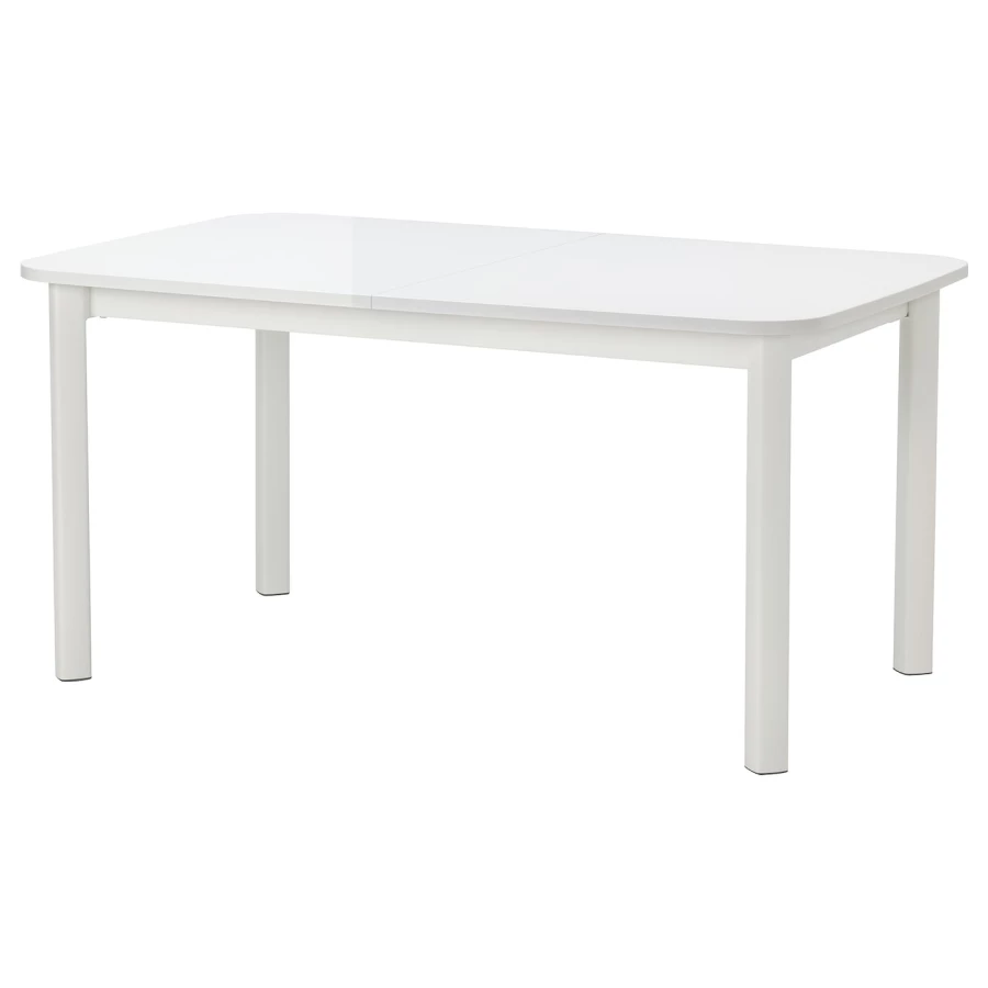 Раздвижной обеденный стол - IKEA STRANDTORP, 260/205х95х75 см, белый, СТРАНДТОРП ИКЕА (изображение №1)