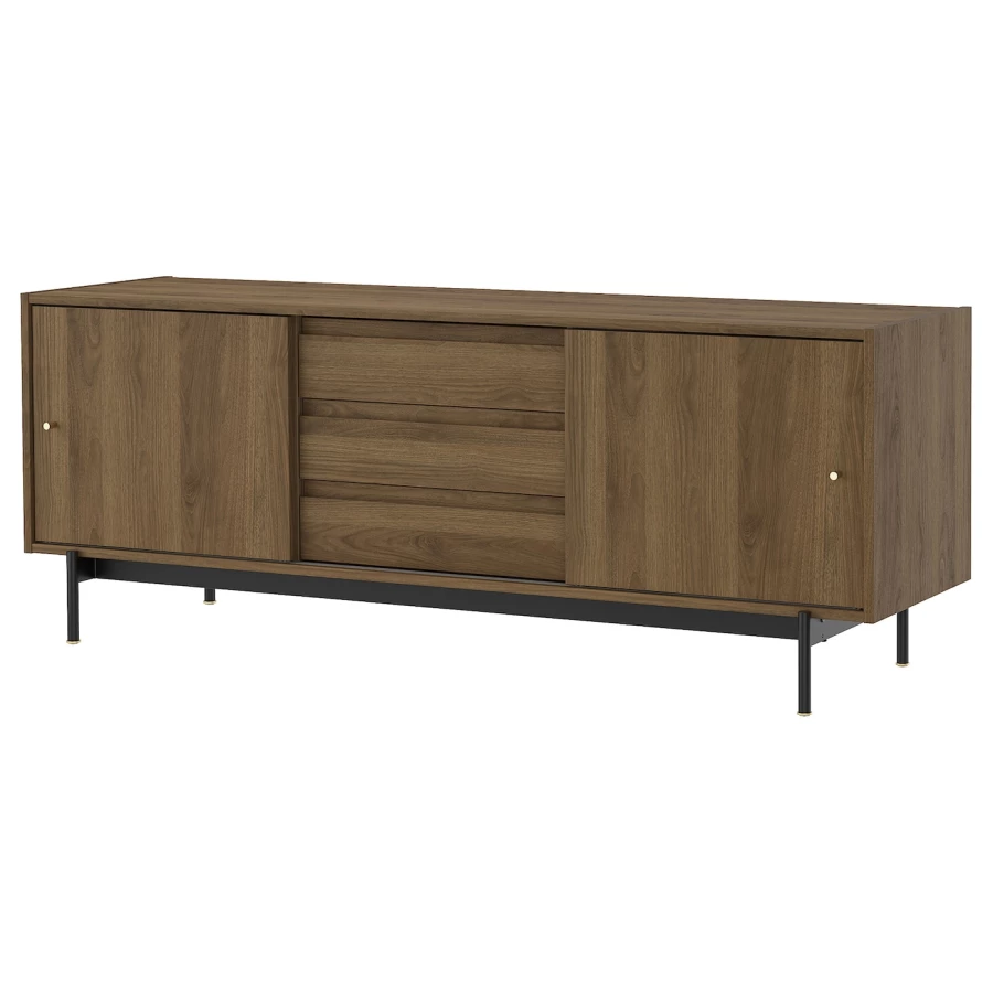 Тумба под ТВ - IKEA RÅDMANSÖ/РЭДМАНСЁ ИКЕА, 176х48х66 см, коричневый (изображение №1)