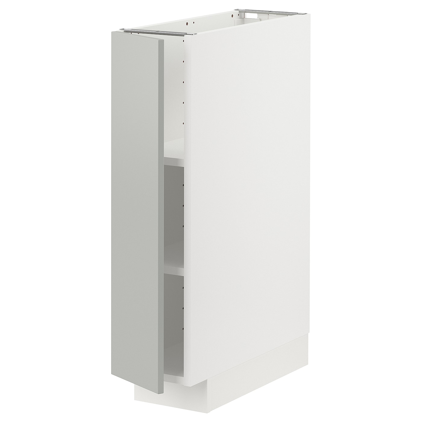 Напольный шкаф - METOD IKEA/ МЕТОД ИКЕА,  88х20 см, белый/серый