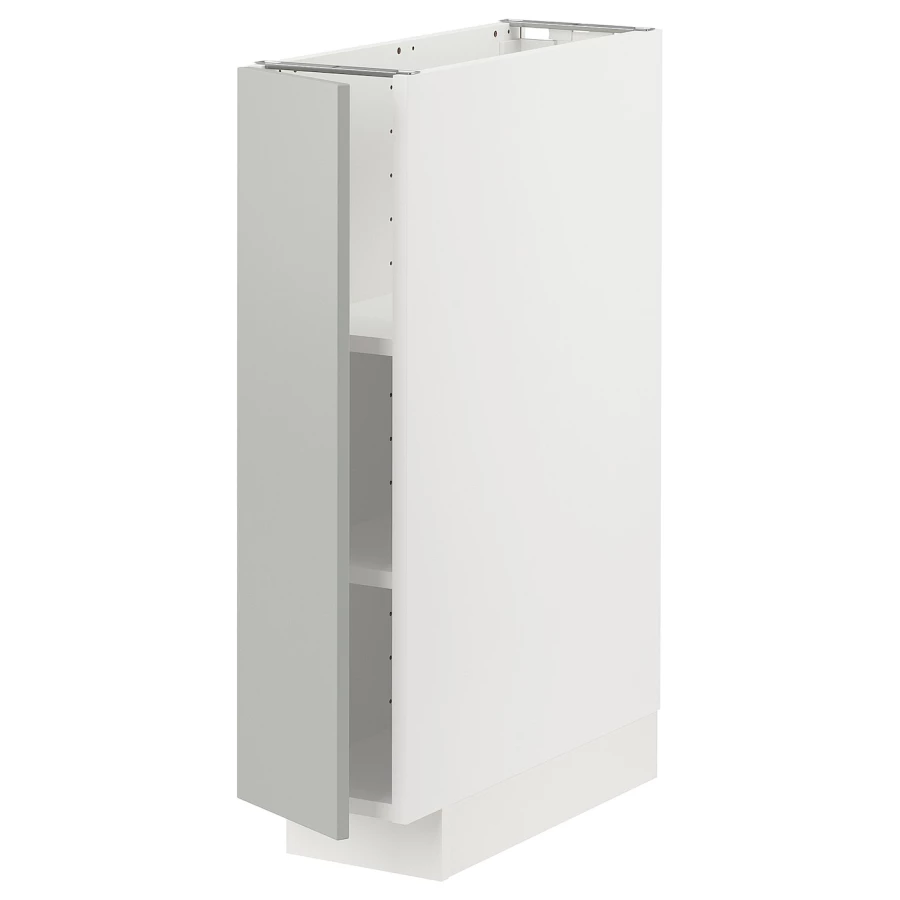 Напольный шкаф - METOD IKEA/ МЕТОД ИКЕА,  88х20 см, белый/серый (изображение №1)