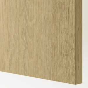 Второе фото. Высокий напольный шкаф - IKEA KNOXHULT/ИКЕА КНОКСХУЛЬТ, 228 см х 60 см х 31 см, белый/под беленный дуб