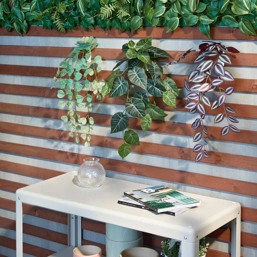 Искусственное растение, 3 шт. - IKEA FEJKA, зеленый, ФЕЙКА ИКЕА (изображение №3)
