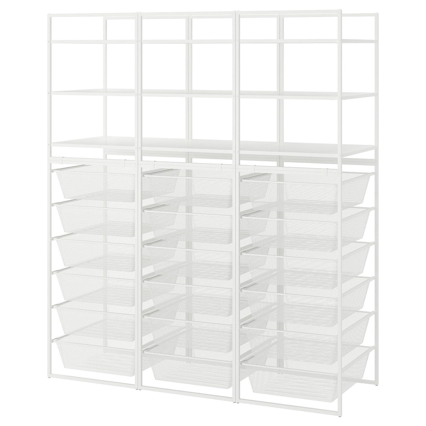 Открытый шкаф - JONAXEL IKEA/ЙОНАКСЕЛЬ ИКЕА, 51х148х173 см, белый
