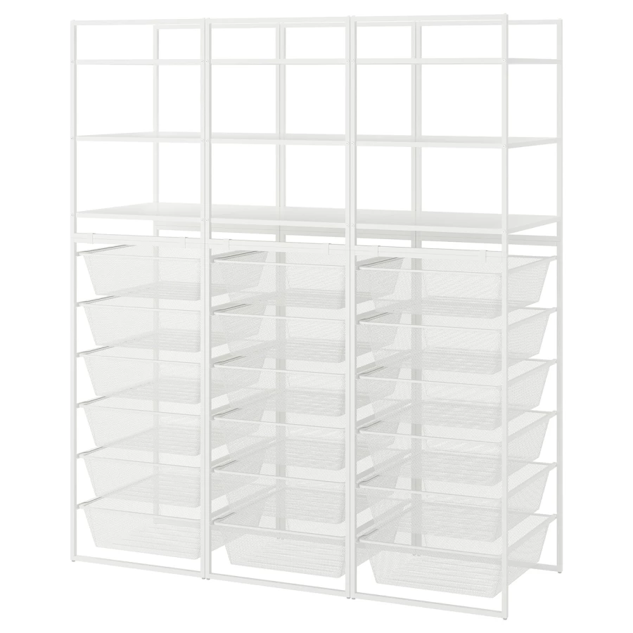 Открытый шкаф - JONAXEL IKEA/ЙОНАКСЕЛЬ ИКЕА, 51х148х173 см, белый (изображение №1)
